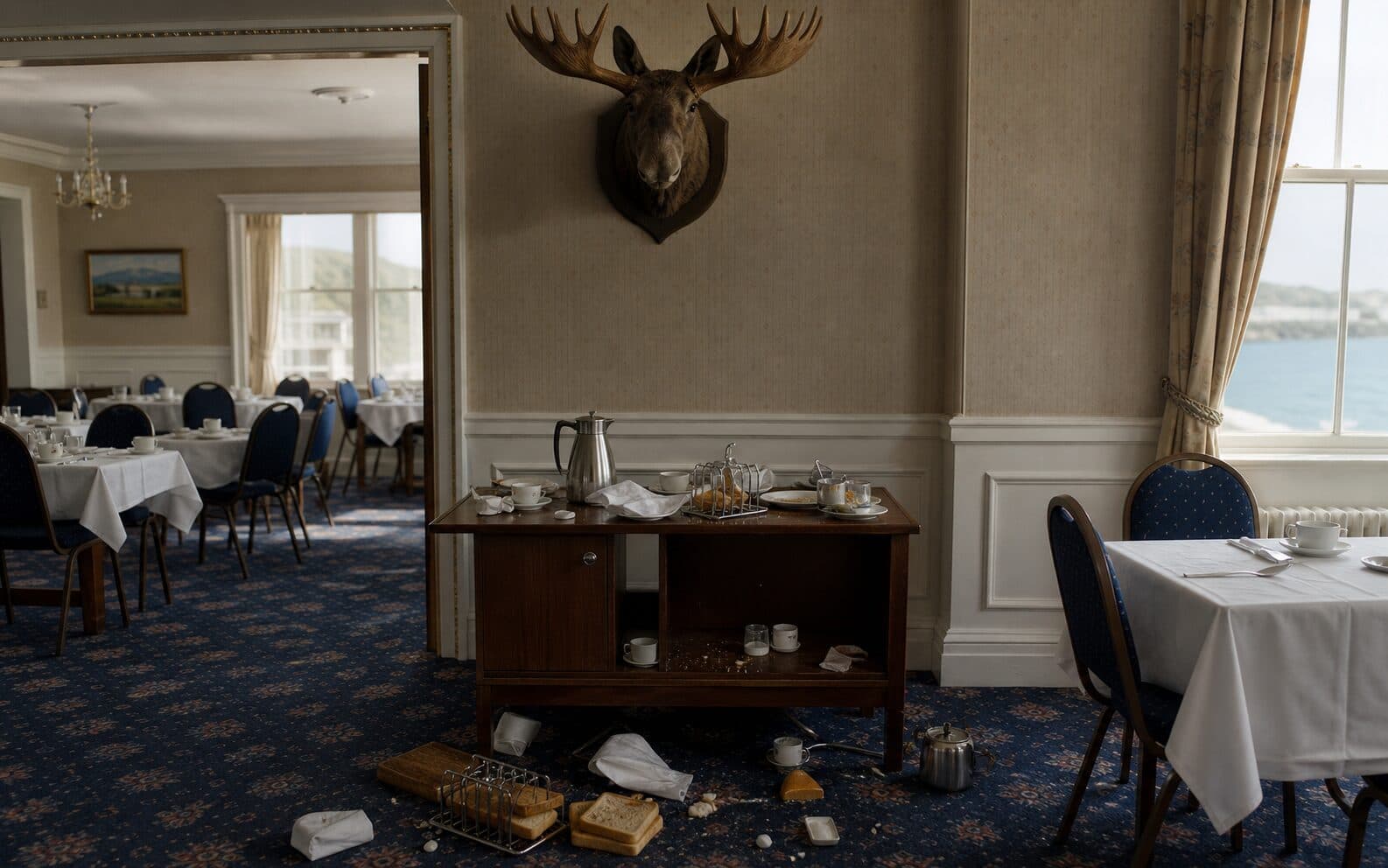 Hotel Owner Asked Not To Mention War Immediately Mentions War